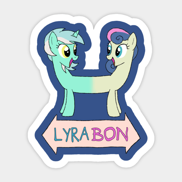 My Little Pony - LyraBon Sticker by Kaiserin